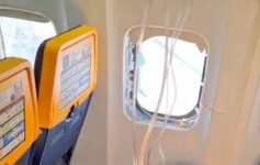 Ryanair passenger sucked out window