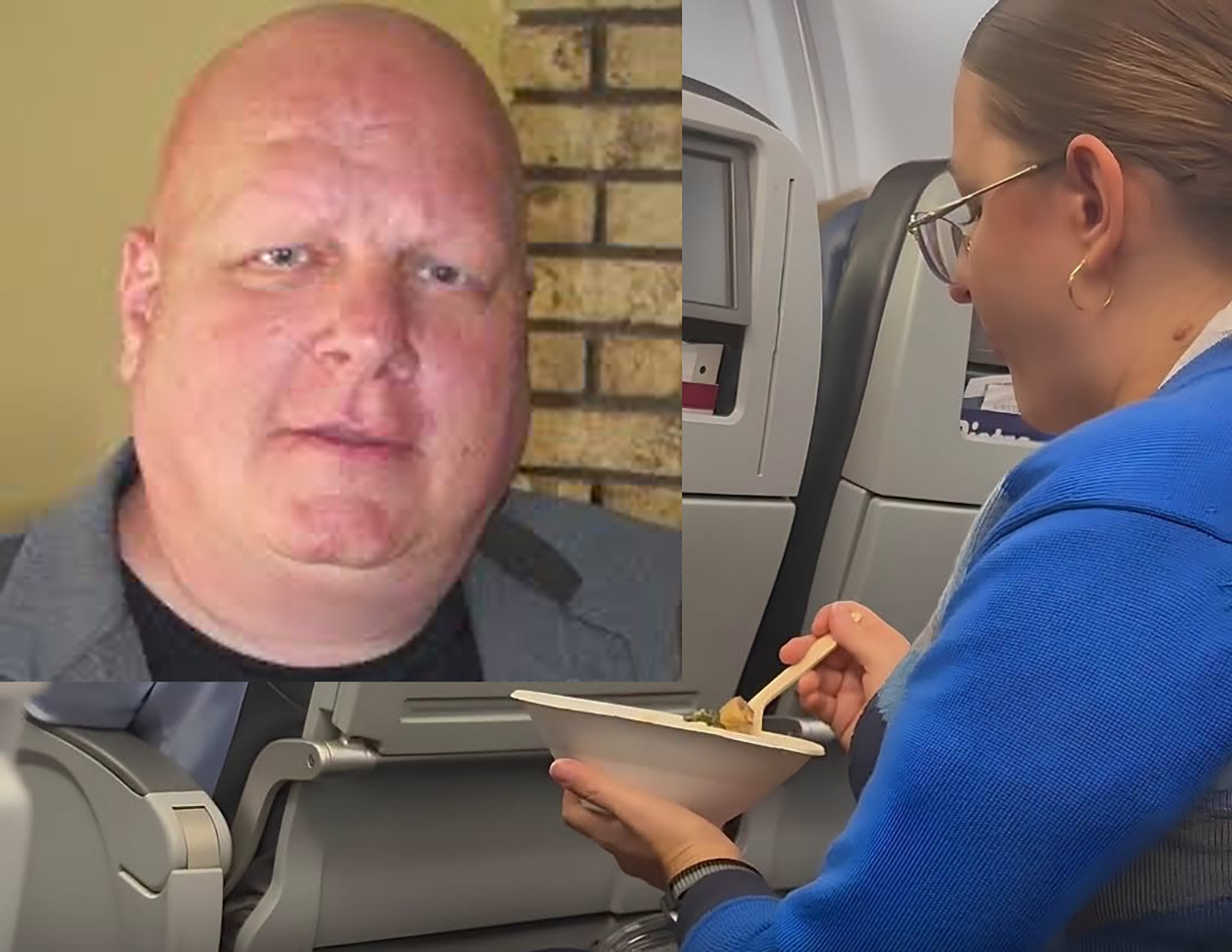 liveandletsfly.com - Matthew Klint - United Airlines Passenger Shames Flight Attendant For Eating During Boarding, Says The 'Warthog' Should 'Go On Ozempic'