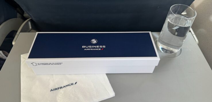 Air France Business Class meal