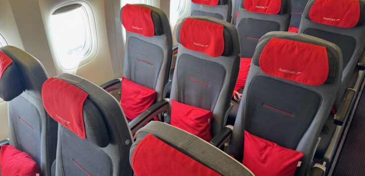 Austrian Airlines 777-200 Economy Class