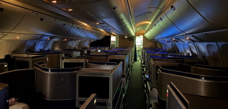 United Airlines 767-400 Business Class