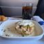United Airlines First Class Breakfast