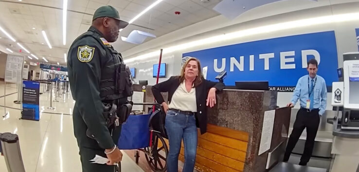 United Passenger Arrested Palm Beach