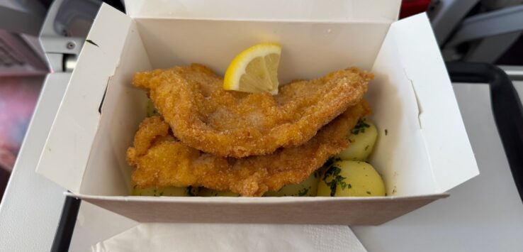 Austrian Airlines Wiener Schnitzel